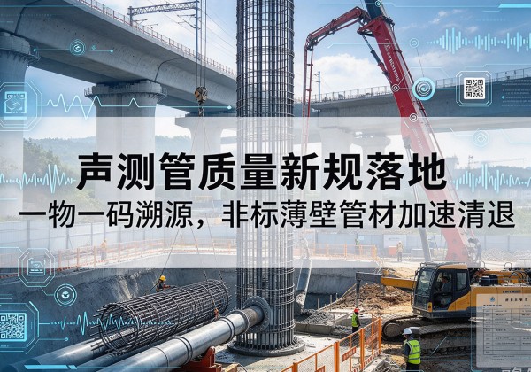 迁安声测管质量新规落地，一物一码溯源，非标薄壁管材加速清退