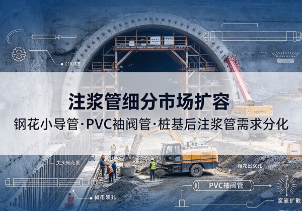 迁安注浆管细分市场扩容，隧道钢花小导管、PVC 袖阀管、桩基后注浆管需求分化